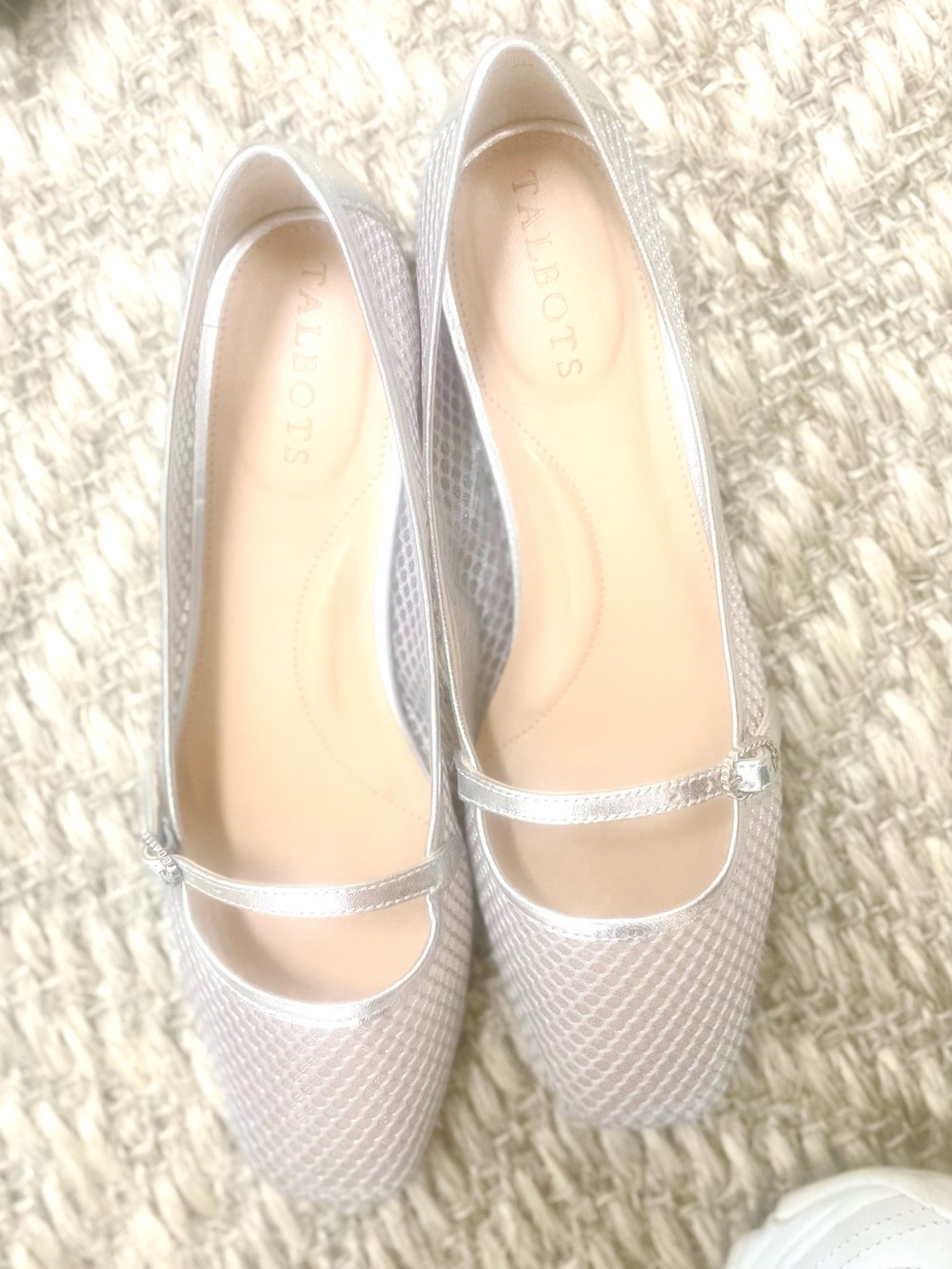 Talbots Silver Sloan Mary Jane Flats - Low Heel